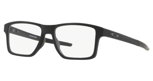 Oakley Frame Eyeglasses OX8143 CHAMFER SQUARED SATIN BLACK/814301
