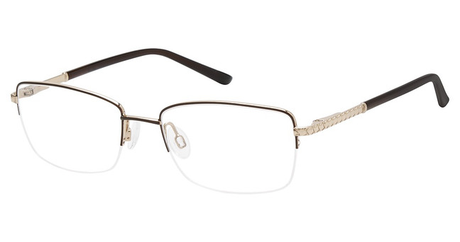 ELLE Eyeglasses EL 13487 Brown/BR