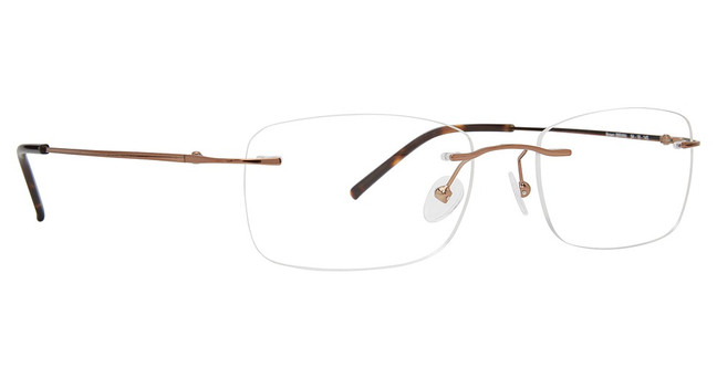 Totally Rimless Eyeglasses Determination(186) Brown/BRWN