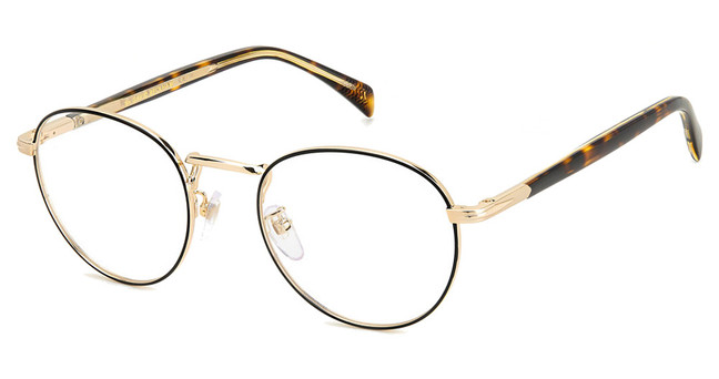 David Beckham Eyeglasses DB 1127 MT BK GD/0I46