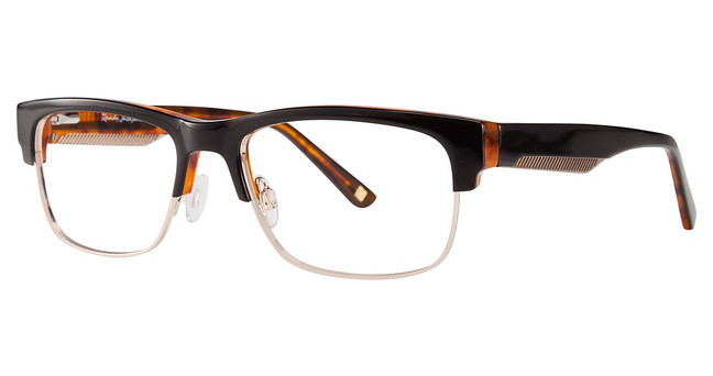 Randy Jackson Eyeglasses Randy Jackson 1069 Black/Gold/57