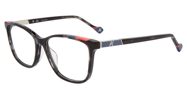 Yalea Eyeglasses VYA002V Black/Grey Tortoise 096N