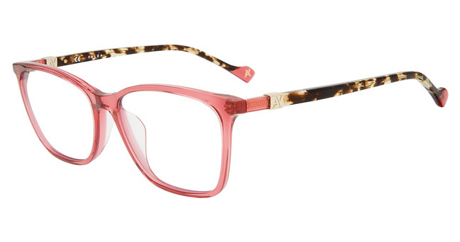 Yalea Eyeglasses VYA020 Transparent Pink 0838