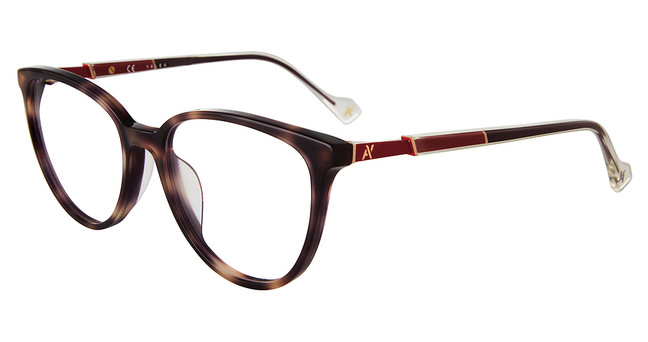 Yalea Eyeglasses VYA065 Brown Havana 07UX