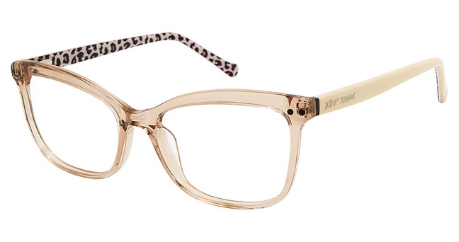 BETSEY JOHNSON Eyeglasses FLORA AFFAIR TAN/TAN