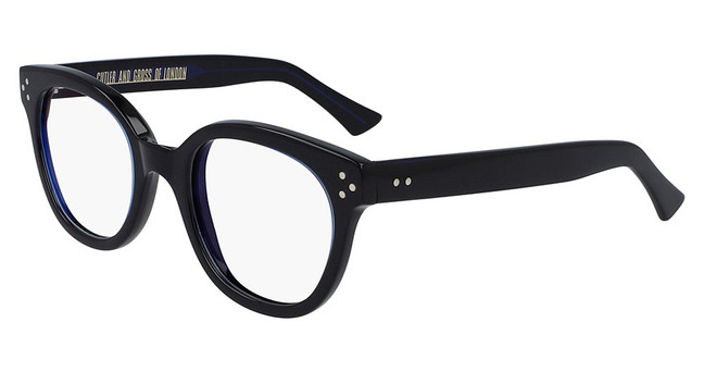 Cutler and Gross Eyeglasses CG1298 (003) BLACK/BLUE/003