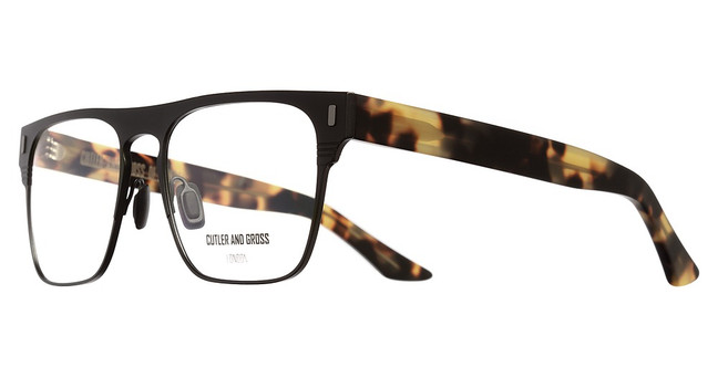 Cutler and Gross Eyeglasses CGOP136656 (003) MATT BLACK TITANIUM/003