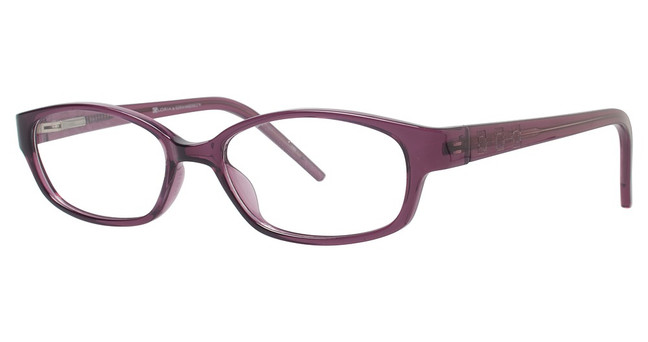 Gloria by Gloria Eyeglasses Gloria By Gloria Vanderbilt 4037 Purple/94