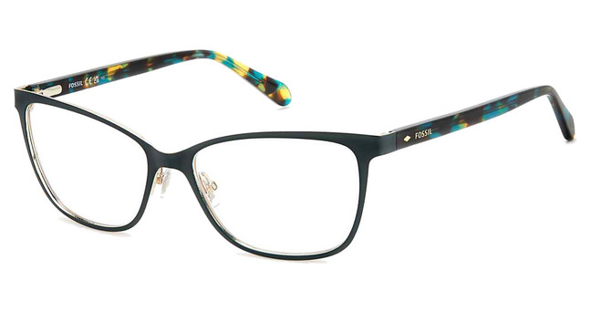 Fossil Eyeglasses FOS 7157/G GREEN/01ED