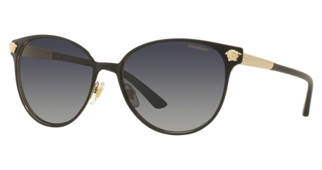 Versace Eyeglasses VE2168 MATTE BLACK/PALE GOLD/1377T3