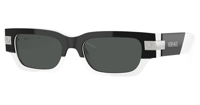 Versace Eyeglasses VE4465F TOP BLACK/WHITE/545987