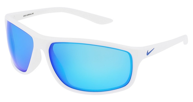Nike Eyeglasses NIKE ADRENALINE M EV1113 WHITE/GREY/BLUE MIRROR/100