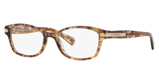 COACH Eyeglasses HC6065 LIGHT BROWN CONFETTI TOR/5287