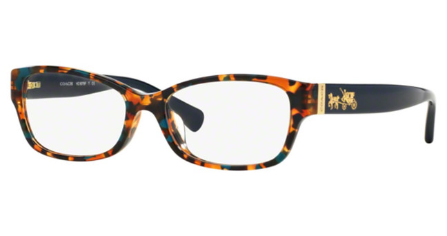 COACH Eyeglasses HC6078 TEAL CONFETTI TORTOISE/5337