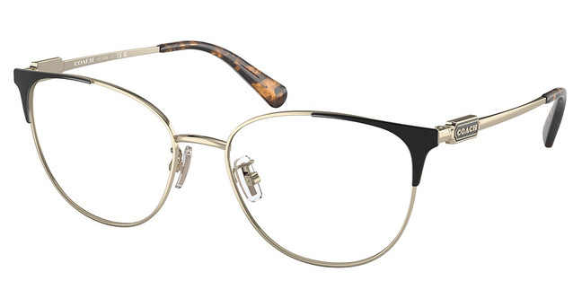 COACH Eyeglasses HC5148 SHINY LIGHT GOLD / BLACK/9396