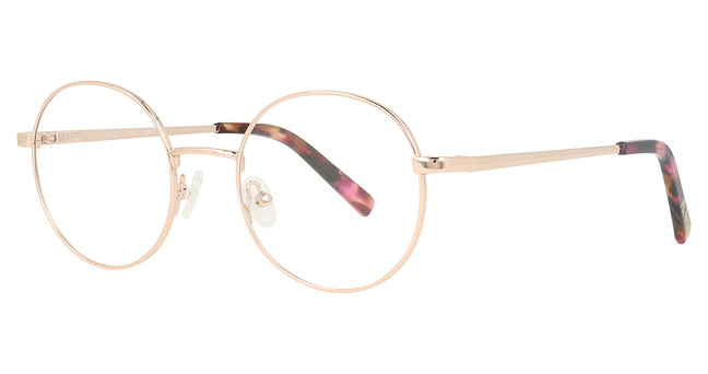 Flower Eyeglasses FLR6037 Shiny Rose Gold/780