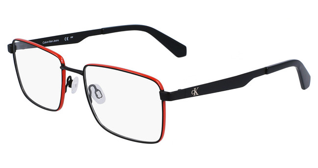 CK Jeans Eyeglasses CKJ23223 MATTE BLACK/ORANGE/002