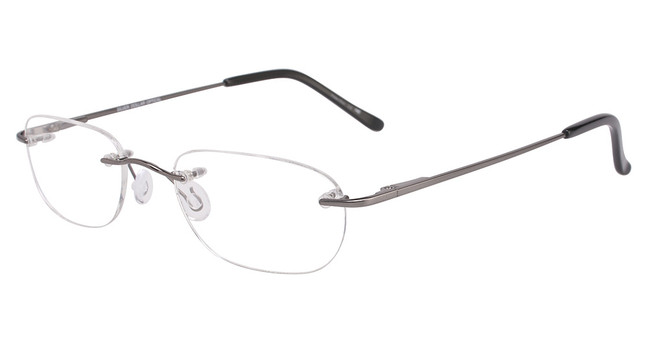 3-Piece Drill Mounts Eyeglasses BT2151 Gunmetal/C-4