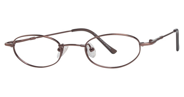 Encore Vision Eyeglasses Jayme Light Matte Brown