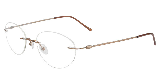 3-Piece Drill Mounts Eyeglasses BTCF3014 Rose Gold/C-33