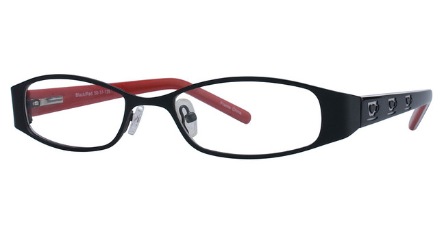 Encore Vision Eyeglasses Jitters Black/Red