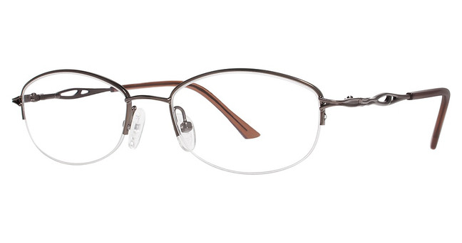 Modern Times Eyeglasses Crystal matte brown