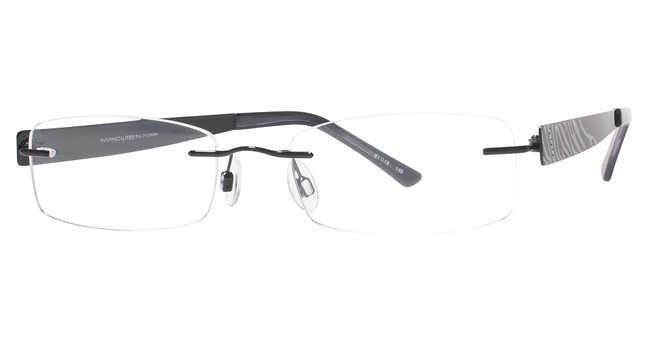 Invincilites By Zyloware® Eyeglasses Invincilites Zeta B Black/21