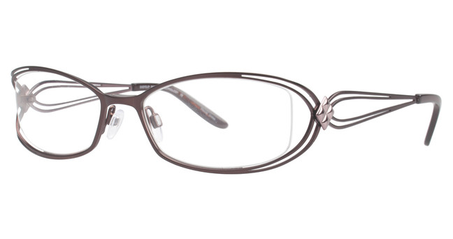 Easyclip Eyeglasses EC246 Stn Chocolate & Pink/10