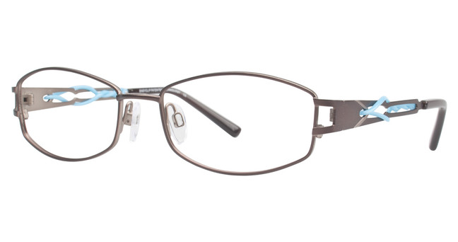 Easyclip Eyeglasses EC250 Dkbrwn/Ltbrwn&Blue/10