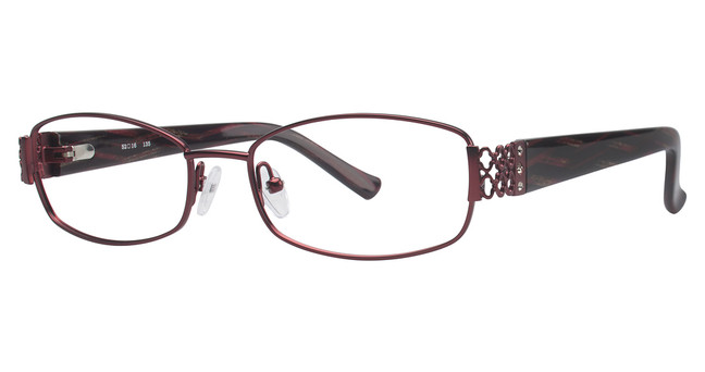 Avalon Collection Eyeglasses 5022 Burgundy Lattice