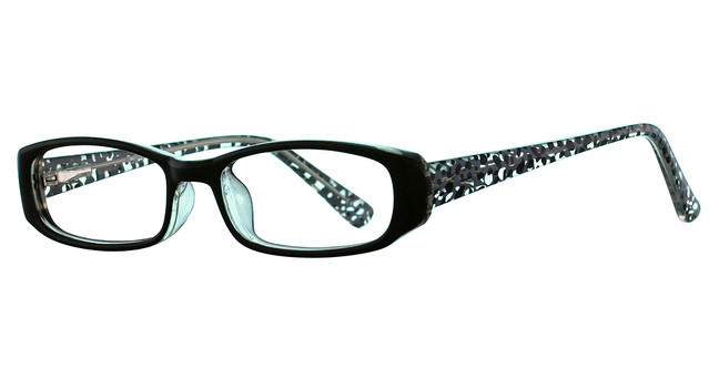 Lantis Eyeglasses L8013 Black/Crystal/Grey Dots