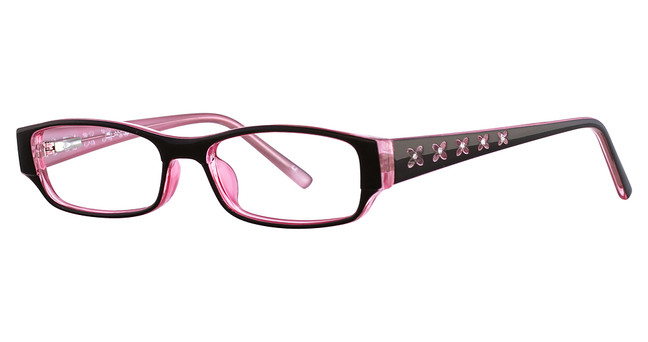 Lantis Eyeglasses L8014 Purple/Pink Crystal