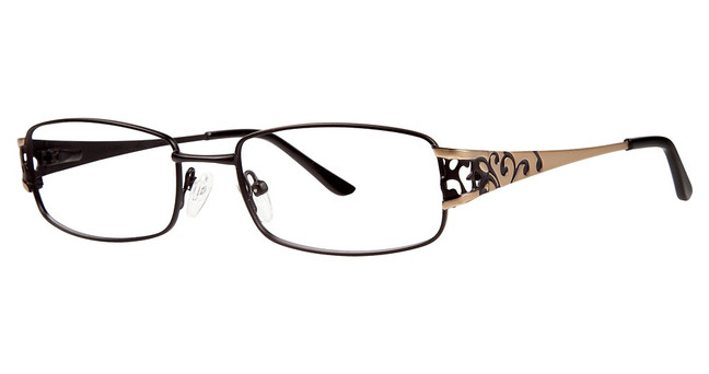 Genevieve Paris Design Eyeglasses Breathless matte black/gold