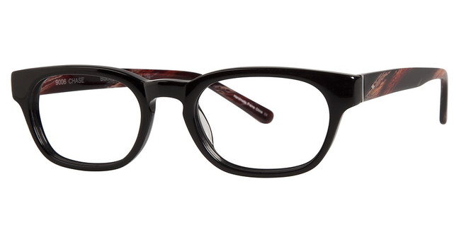 Deja Vu Eyeglasses 9006 Black/Oxblood