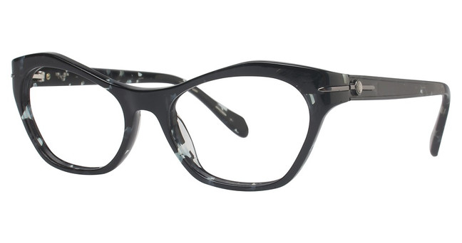 Leon Max Eyeglasses Leon Max 4009 Blk/Blue Marble/172