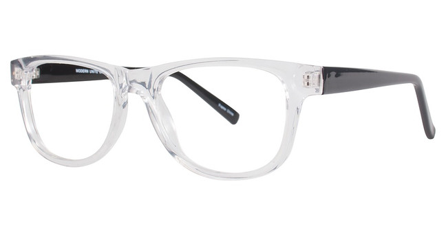 Modern Plastics I Eyeglasses Unite crystal/black