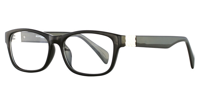 Affordable Designs Eyeglasses Ricky Black Silver