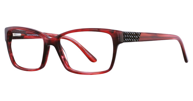 Easyclip Eyeglasses EC325 Marbled Red/30