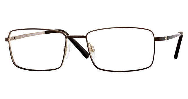 Easyclip Eyeglasses EC341 Sdrkchoco&Satingold/10