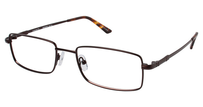 Vision's Eyeglasses Vision's 215 MATTE BROWN/C03