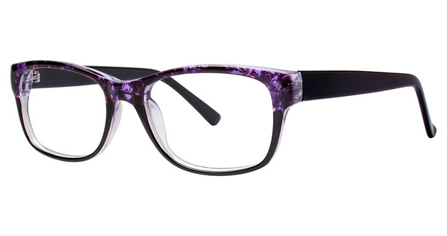 Modern Plastics I Eyeglasses Floral purple/black