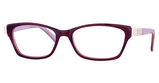Buxton Eyeglasses BX404 Cranberry