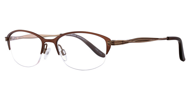 Easyclip Eyeglasses EC343 Satin Chocolate/10