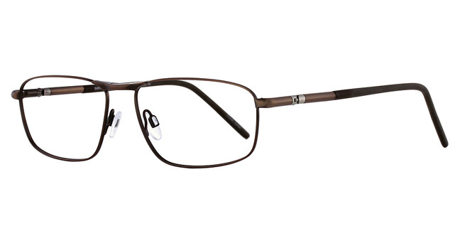 Easyclip Eyeglasses EC345 Satin Dark Brown/10