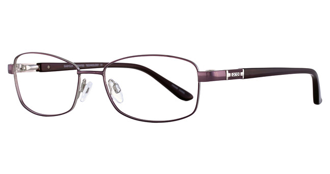 Easyclip Eyeglasses EC354 Drkpinkred&Silv/Drkpkred/30