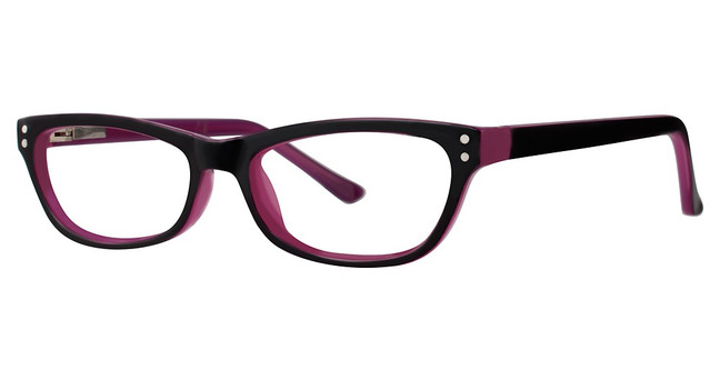Modern Plastics II Eyeglasses Adorable black/plum