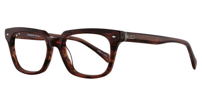 Paradox Eyeglasses P5011 Marbled Brown/10