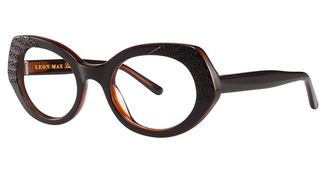 Leon Max Eyeglasses Leon Max 6010 Black Brown/219