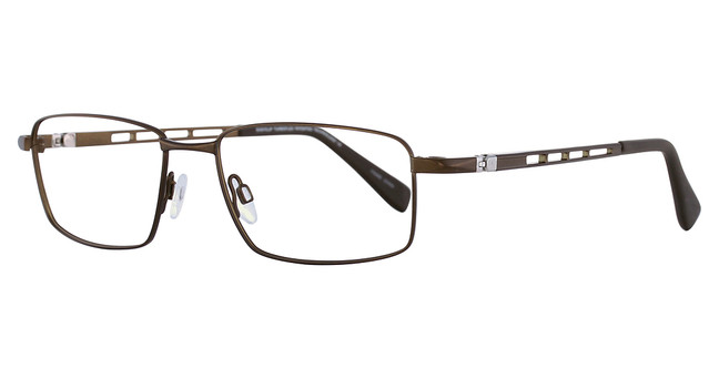 Easyclip Eyeglasses EC371 Satin Golden Brown/10