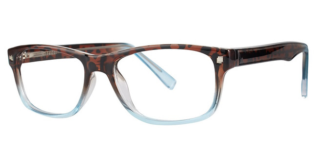 Modern Plastics II Eyeglasses Exit tortoise blue